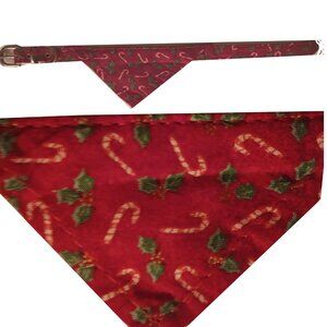 10” Christmas New Bandanna Dog and Cat Collar